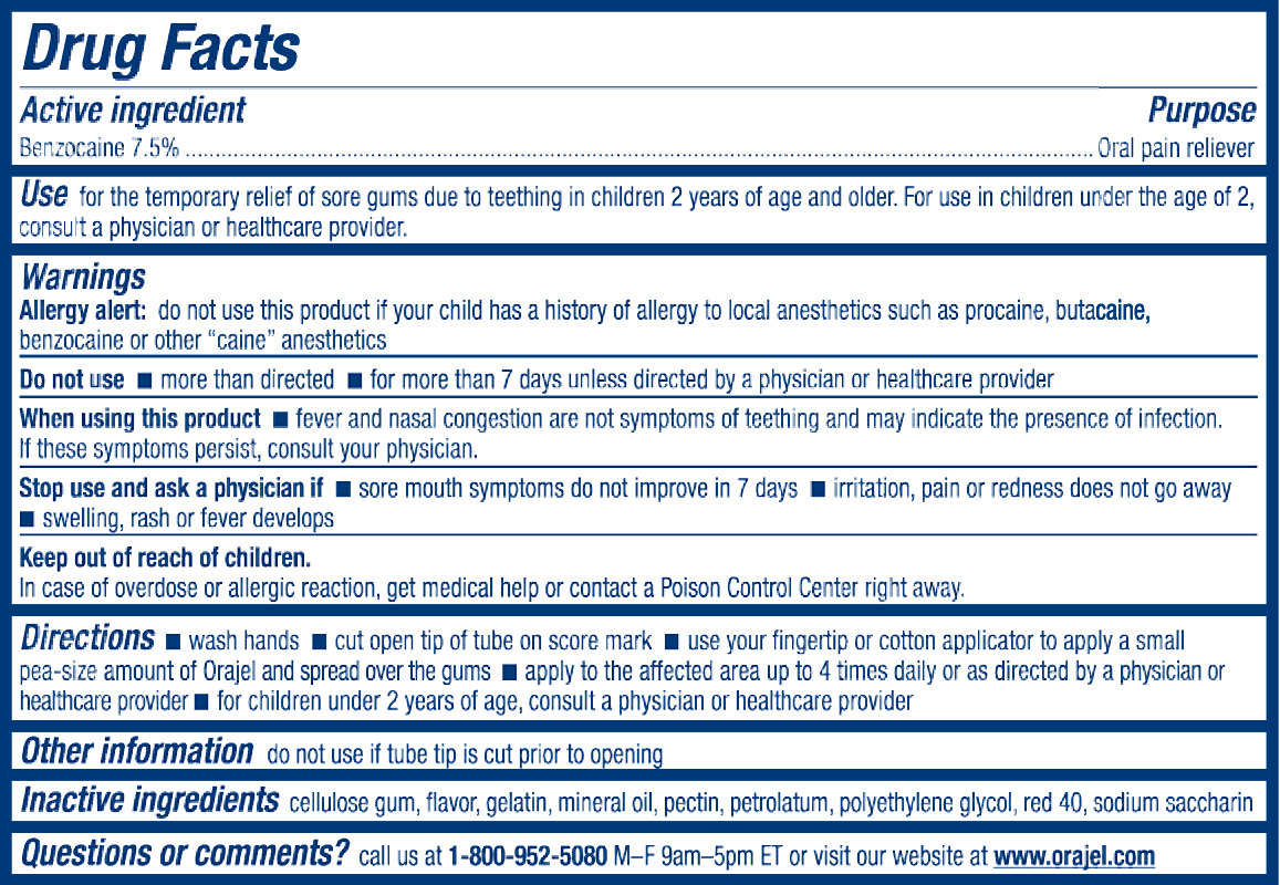 Teething Instant Relief Gel Orajel™
